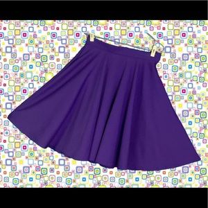 Vibrant Purple 1950’s Circle Skirt
